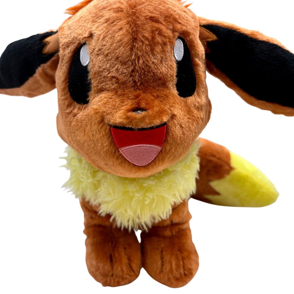 Build A Bear Pokemon Eevee Plush 16" Stuffed Animal Toy 2021 BAB Brown Furry